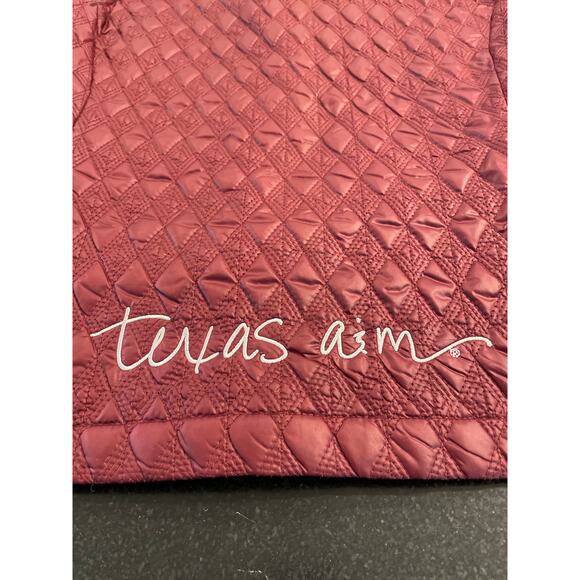 TAIL Texas A&M Branded Maroon textured vest Med - Picture 5 of 11